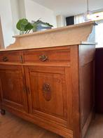 Vintage commode met marmeren blad, Kinderen en Baby's, Kinderkamer | Commodes en Kasten, Ophalen, 50 tot 70 cm, 90 tot 105 cm