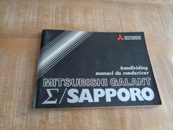Mitsubishi Galant - Sapporo - Handleiding Instructieboek NL, Auto diversen, Handleidingen en Instructieboekjes, Verzenden