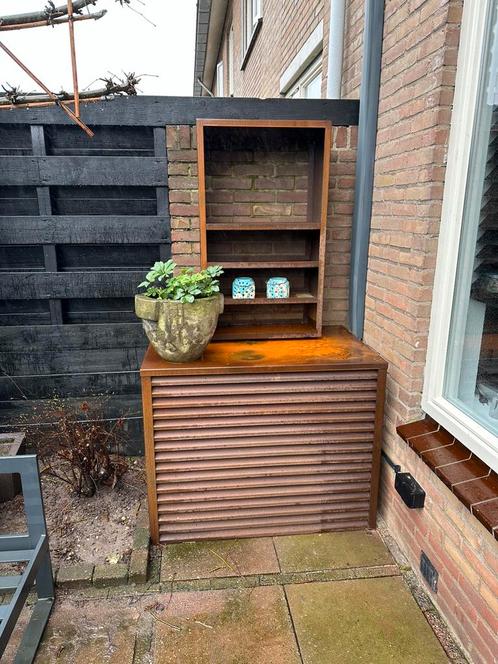 Airco omkasting-Warmtepomp ombouw cortenstaal op maat, Witgoed en Apparatuur, Airco's, Nieuw, Wandairco, 100 m³ of groter, 3 snelheden of meer