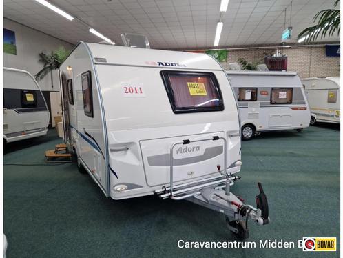 Adria Adora 462 PS 2011 Voortent, Caravans en Kamperen, Caravans, Bedrijf, tot en met 4, 1000 - 1250 kg, Treinzit, Adria, Frans bed