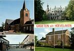 Groeten uit Hoevelaken - 4 afb - gelopen, Verzamelen, Ansichtkaarten | Nederland, Ophalen of Verzenden, Voor 1920, Ongelopen, Friesland