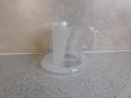 Koffieglas en schotel Senseo Wit Marcel Wanders DE, Ophalen of Verzenden, Overige stijlen, Kop(pen) en/of Schotel(s), Glas
