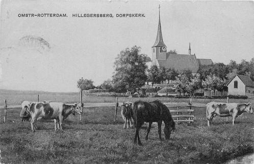 (701-093-037) Rotterdam Hillegersberg Dorpskerk, Verzamelen, Ansichtkaarten | Nederland, Zuid-Holland, Verzenden