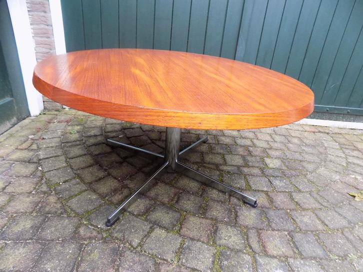 Salontafel retro teak mid century scandinavisch design, Huis en Inrichting, Woonaccessoires | Overige, Gebruikt, Ophalen