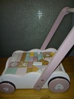 Roze houten blokkenkar, Ophalen of Verzenden, Gebruikt