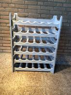 Groot, stevig flessenrek, wijnrek te koop, voor 36 flessen, Ophalen, Zo goed als nieuw, 25 flessen of meer, Metaal