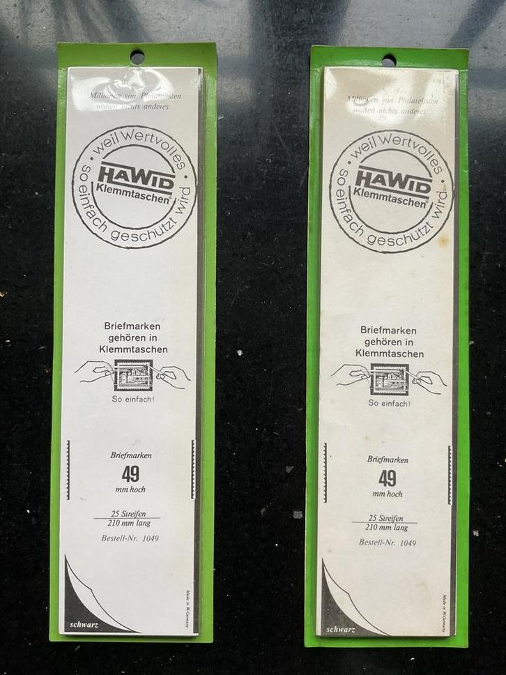Hawid klemstroken 210 - 49, Postzegels en Munten, Postzegels | Toebehoren, Overige typen, Ophalen of Verzenden