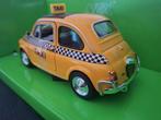 Fiat 500 Taxi Schaal 1:24, Auto, Nieuw, Ophalen of Verzenden, Welly