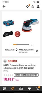 Bosch GEX 18V-125 Accu Excentrische Schuurmachine (NIEUW), Doe-het-zelf en Verbouw, Gereedschap | Schuurmachines, Ophalen of Verzenden