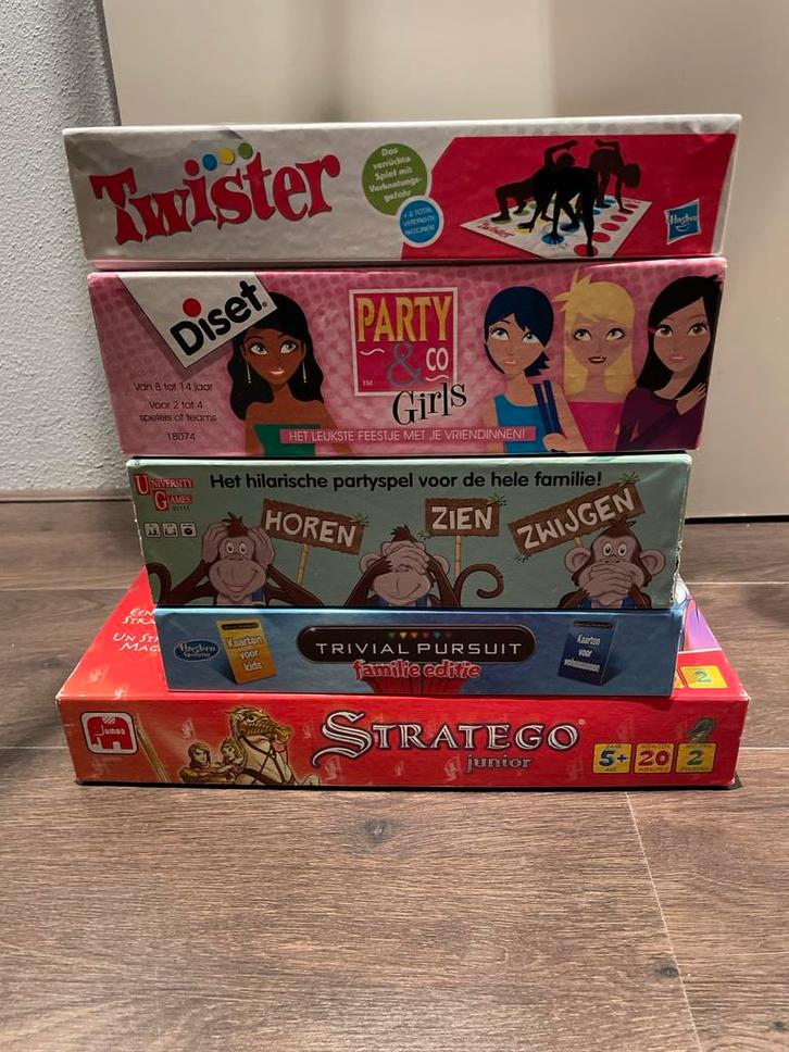 Diverse spellen te koop, Hobby en Vrije tijd, Gezelschapsspellen | Bordspellen, Gebruikt, Een of twee spelers, Drie of vier spelers