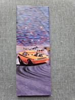 Canvas Schilderij - Auto Race - 10x30 cm, Antiek en Kunst, Ophalen