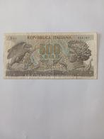 Italië 500 lire, Postzegels en Munten, Bankbiljetten | Europa | Niet-Eurobiljetten, Ophalen of Verzenden