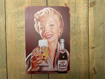 Reclamebord Grolsch Bier Vintage 20x30 beschikbaar voor biedingen