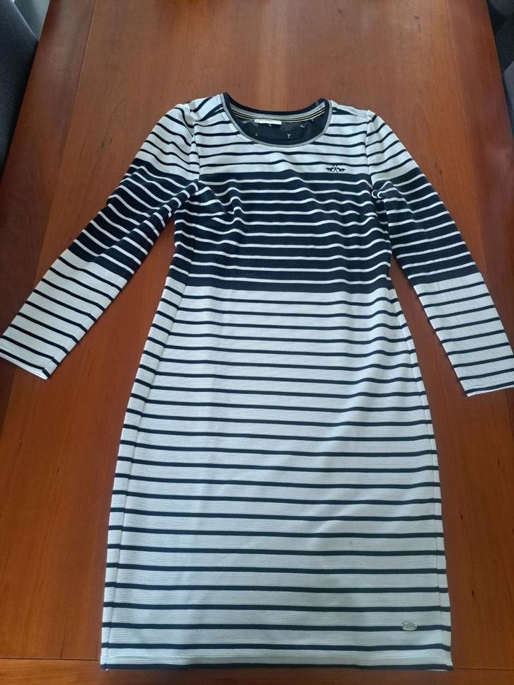 Jurk HV Society maat M/ 38, Kleding | Dames, Jurken, Zo goed als nieuw, Maat 38/40 (M), Blauw, Knielengte, Ophalen of Verzenden