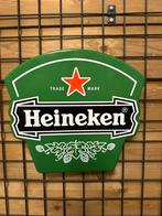 Heineken emaille bord, Reclamebord, Gebruikt, I, Ophalen of Verzenden
