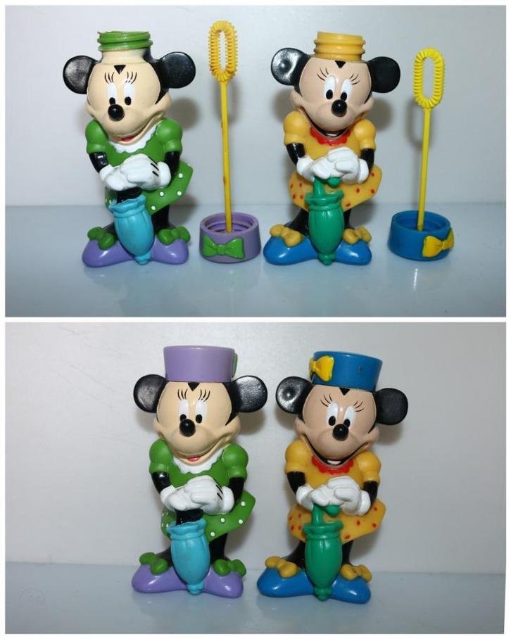 Tootsietoy Minnie Mouse vintage speelgoed '90 bellenblaas, Verzamelen, Disney, Zo goed als nieuw, Beeldje of Figuurtje, Overige figuren