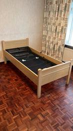 Seniorenbed bed met electrische verstelbare Auping spiraal, Huis en Inrichting, Slaapkamer | Bedden, 90 cm, Eenpersoons, Bruin