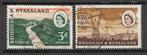 Rhodesia & Nyasaland Malawi 1960 Opening Kariba stuwdam, Postzegels en Munten, Postzegels | Afrika, Zimbabwe, Verzenden, Gestempeld