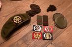 Militaria Collectie: Baret, emblemen en meer, Verzamelen, Ophalen, Landmacht, Nederland, Embleem of Badge