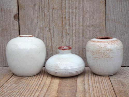 Mobach trio vaasjes keramiek, Antiek en Kunst, Antiek | Keramiek en Aardewerk, Ophalen of Verzenden