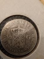 Halve zilveren gulden Wilhelmina 1928, Ophalen of Verzenden, Koningin Wilhelmina, ½ gulden