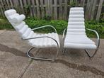 vintage buisframe Lounge stoelen 20e eeuw, Ophalen, Gebruikt, 75 tot 100 cm
