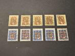 1923 Opruimingsuitgifte 5 series NVPH nr 132-133 gestempeld, Postzegels en Munten, Postzegels | Nederland, Verzenden, T/m 1940