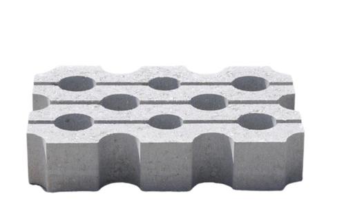 Bermblok 40x60x12cm beton vlak van boven, rondom recht  2283, Tuin en Terras, Tegels en Klinkers, Nieuw, Overige typen, Beton