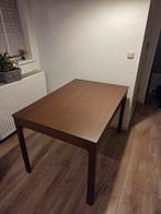 Houten IKEA Ekedalen eettafel uitschuifbaar  bruin 120-180cm, Ophalen, Rechthoekig, 100 tot 150 cm, 50 tot 100 cm