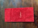 Cartier suede beschermhoes, Sieraden, Tassen en Uiterlijk, Kettingen, Ophalen of Verzenden, Zo goed als nieuw, Rood, Overige materialen