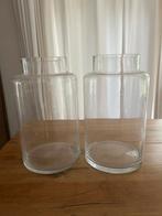 Melkbus XL vazen 2 stuks loods5, Ophalen, Overige kleuren, Minder dan 50 cm, Glas