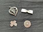 Broches van echt Tin: vier stuks, Overige materialen, 4 tot 7 cm, Nieuw, Ophalen of Verzenden