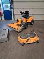 Stiga Park Zitmaaier 95 cm maaidek frontmaaier optie veger, Cirkelmaaier, Stiga, Ophalen of Verzenden, Benzine-grasmaaier