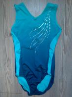 Turnpakje maat 158 164 XS, Sport en Fitness, Turnen, Blauw, Ophalen of Verzenden, Zo goed als nieuw, Turnpak(je)