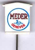 Meder Genever plastic dranken speldje ( N_178 ), Verzamelen, Verzenden, Zo goed als nieuw, Merk, Speldje of Pin