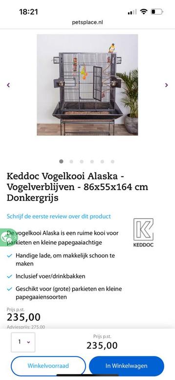Tekoop vogelkooi 3 weken oud beschikbaar voor biedingen