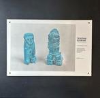 Kunststof coupebordje NS ‘Yanda-beeldjes uit Zaïre’, Ophalen of Verzenden, Gebruikt, Trein