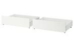 Bedlades 4x 1 meter IKEA NIEUW, Nieuw, 100 cm, Wit, Hout