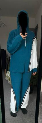 Blauw/Wit Trainingspak met Hoodie, Ophalen, Zo goed als nieuw