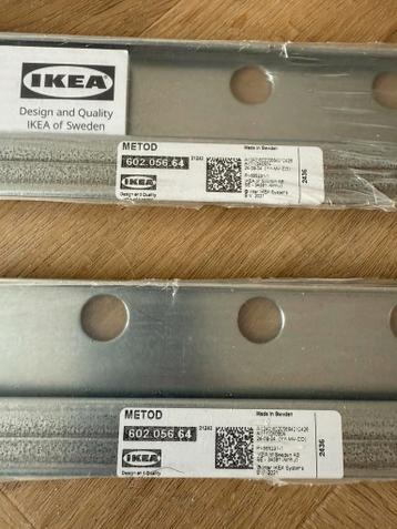 IKEA METOD ophangrail, verzinkt, 200 cm (2x) - afbeelding 2