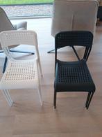 6 eetkamer stoelen Ikea Sandsberg, Huis en Inrichting, Stoelen, Ophalen, Kunststof, Gebruikt, Wit