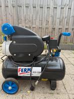 FERM luchtcompressor 24L – 1.5 PK, Doe-het-zelf en Verbouw, Ophalen, 6 tot 10 bar, Zo goed als nieuw, Minder dan 200 liter/min