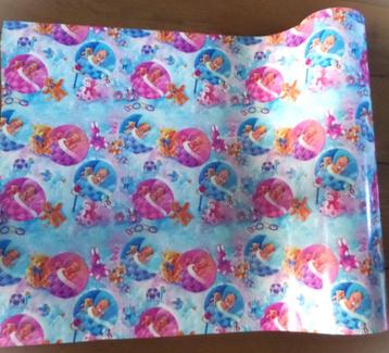 Baby inpakpapier | 50 cm breed | roze en blauw kadopapier beschikbaar voor biedingen