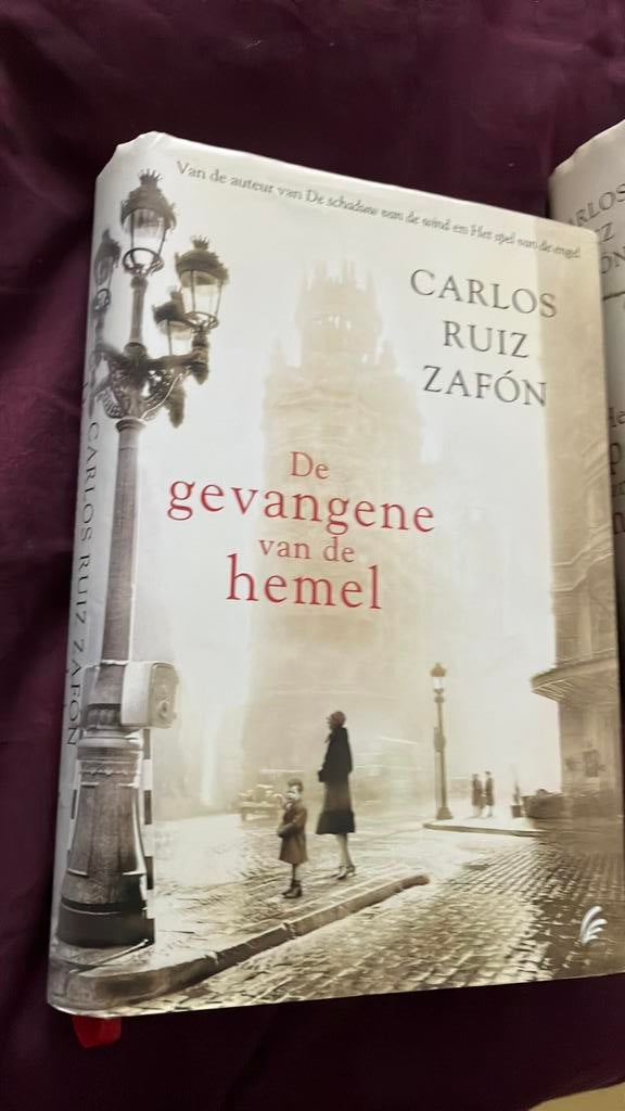 Carlos Ruiz Zafón - De gevangene van de hemel, Boeken, Ophalen of Verzenden, Zo goed als nieuw, Carlos Ruiz Zafón