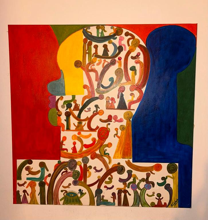 Schilderij, door Karla Ochoa (bekend als Art by Coco), Antiek en Kunst, Kunst | Schilderijen | Modern, Ophalen of Verzenden