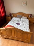 Eiken bed 140 x 200, Huis en Inrichting, Ophalen, Gebruikt, Tweepersoons