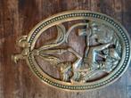 Ornament brons klok, Ophalen of Verzenden