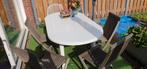 Hartman Witte Tuintafel, Tuin en Terras, Tuintafels, Ophalen, Gebruikt, Ovaal, Plastic