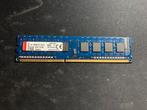 Kingston 4GB DDR3 1600MHz Geheugen, Computers en Software, RAM geheugen, Gebruikt, DDR3, Ophalen of Verzenden, Desktop