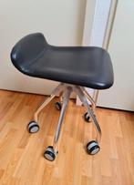 Indecasa design draai kruk zadelkruk bureaukruk mooi uniek, Ophalen, Zwart, Zo goed als nieuw, Bureaukruk